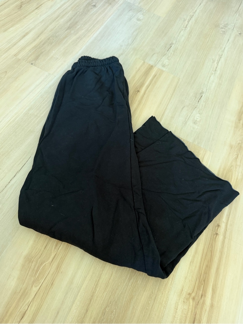 Black Women's Sweatpants - Elastic Waist Joggers